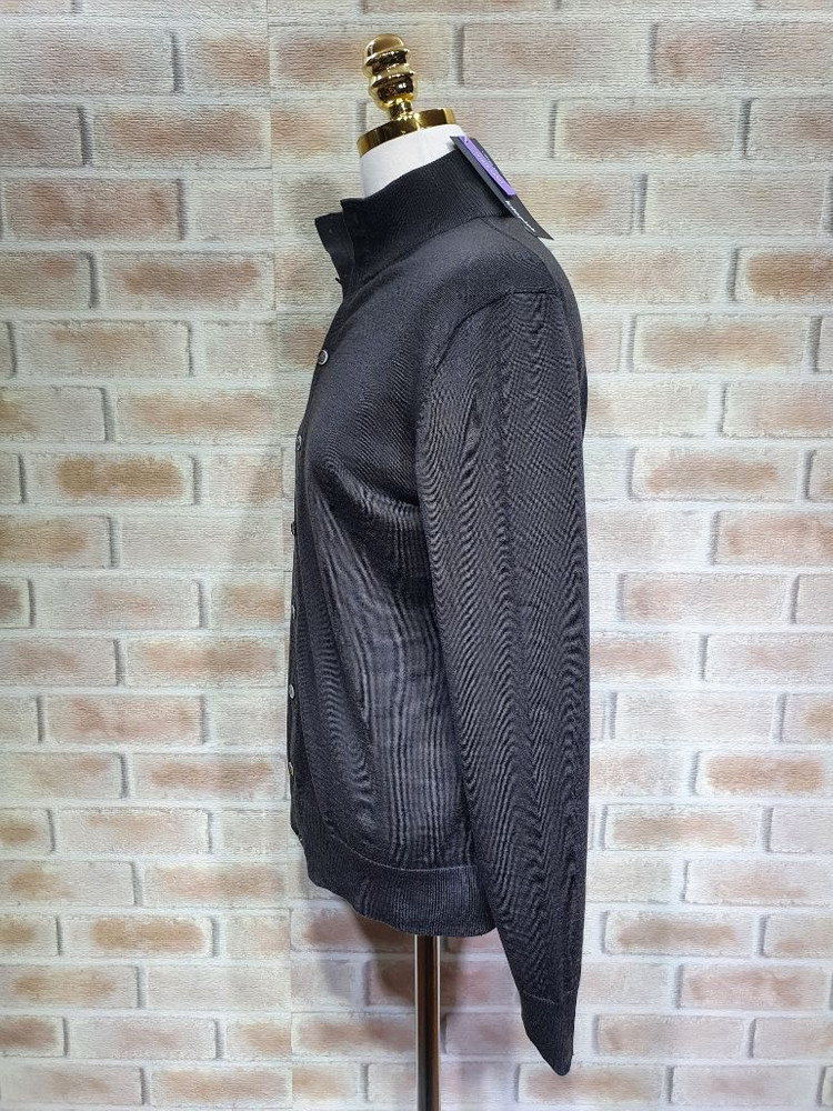 택부착 띠어리 정품 100%울 반넥 니트 가디건~55반--2