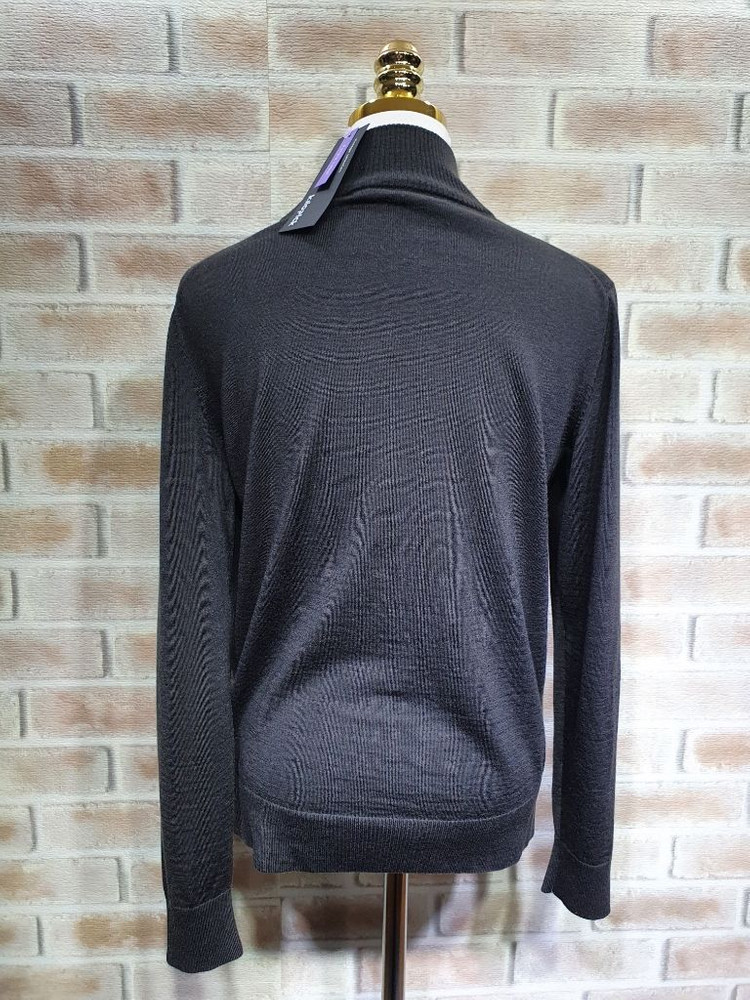 택부착 띠어리 정품 100%울 반넥 니트 가디건~55반--4