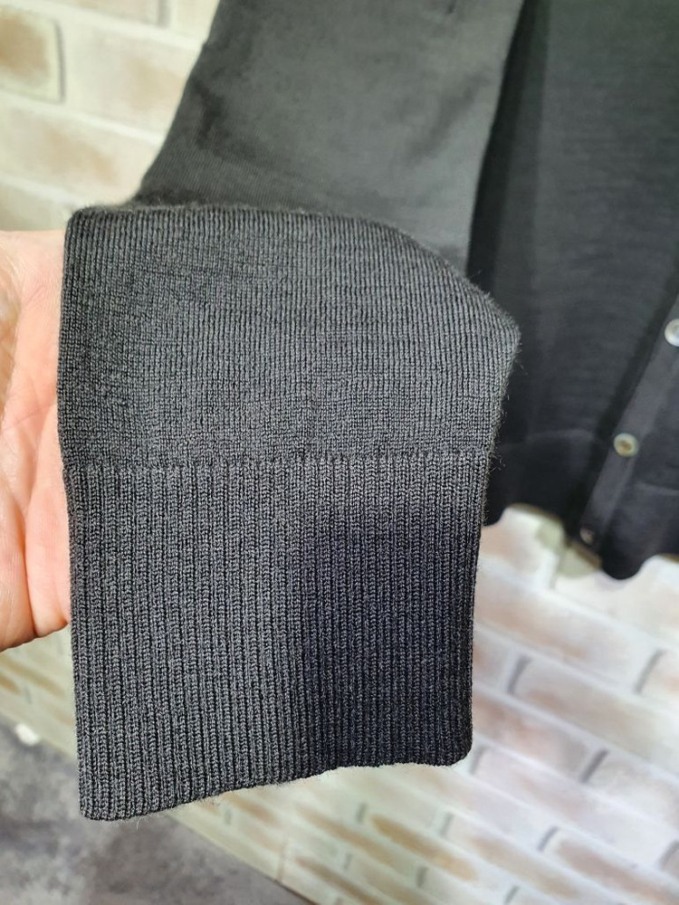 택부착 띠어리 정품 100%울 반넥 니트 가디건~55반--6
