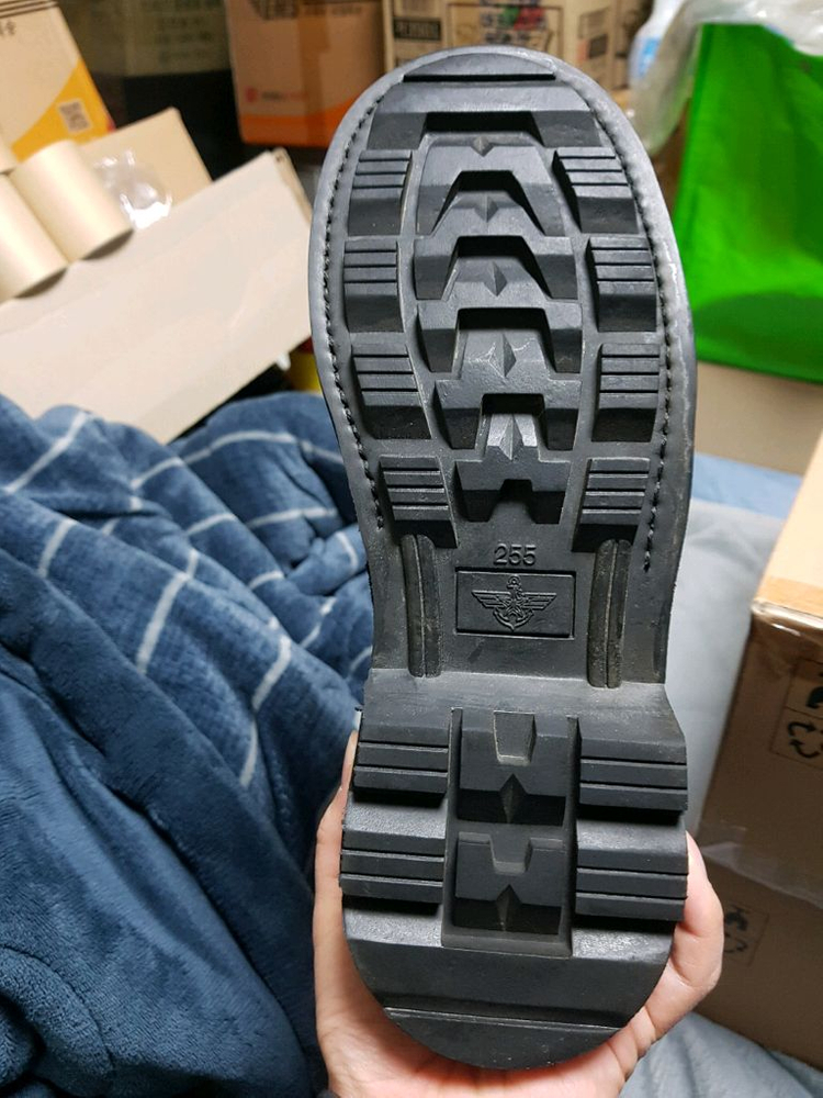 해병대 개선 봉합식 전투화 군화 255S 판매--3