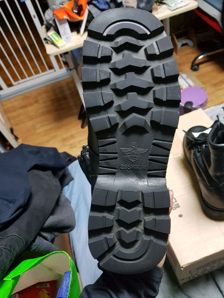 접착식 전투화 군화 255M 판매--3