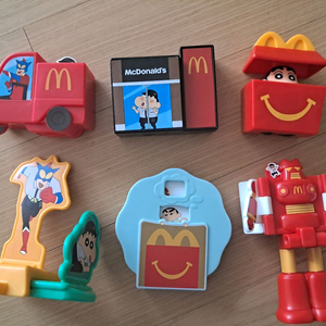 신상 일본 맥도날드 해피밀 2026년 신짱 짱구 1~2차 6종 이미지