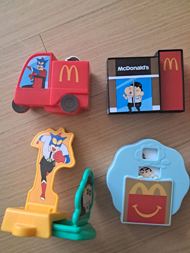 신상 일본 맥도날드 해피밀 2026년 신짱 짱구 1~2차 6종 이미지