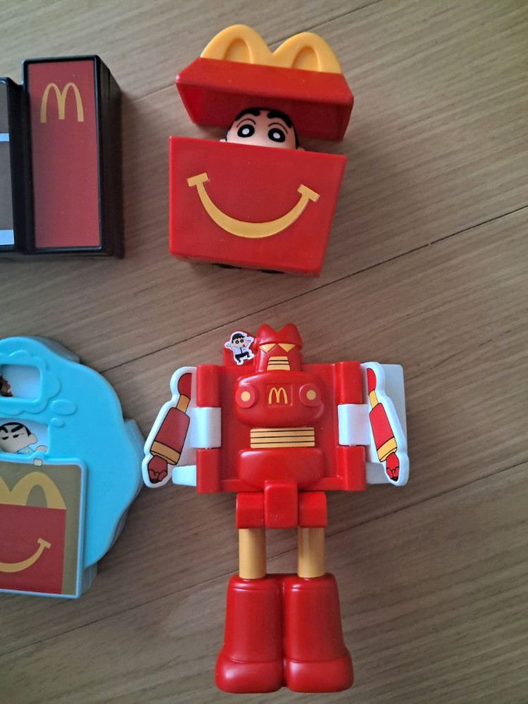 신상 일본 맥도날드 해피밀 2026년 신짱 짱구 1~2차 6종 이미지