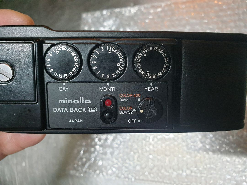 미놀타 XD 데이터백 D (필름카메라용) minolta DATE BACK D--4