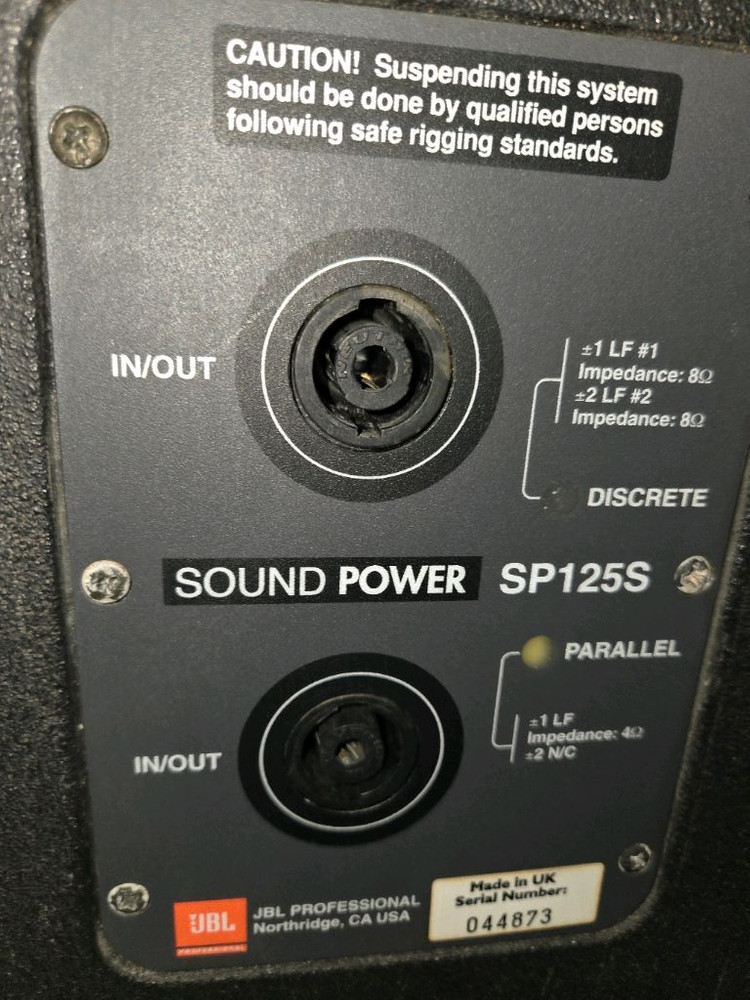 JBL 15인치 더블 우퍼 스피커 이미지