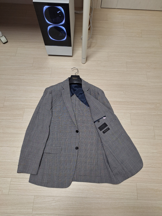 타임옴므 글렌체크 자켓--3