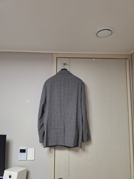 타임옴므 글렌체크 자켓--2