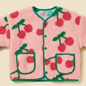 베베베베 체리 덤블 리버시블 자켓 xs