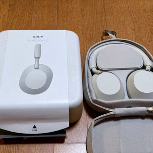 소니 WH-1000XM5 무선 헤드폰 플래티넘 실버