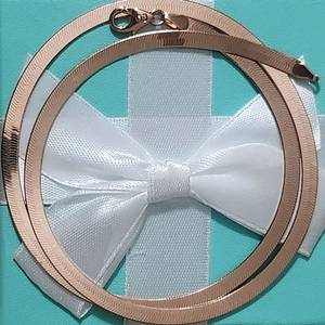 14k 옐로우골드 목걸이 뱀줄