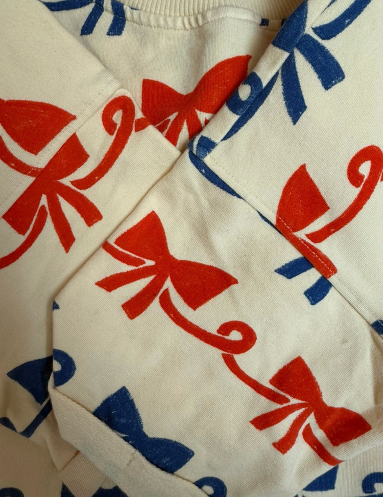 보보쇼즈 리본 프린트--1