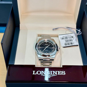 론진 콘퀘스트 38mm 블랙 이미지