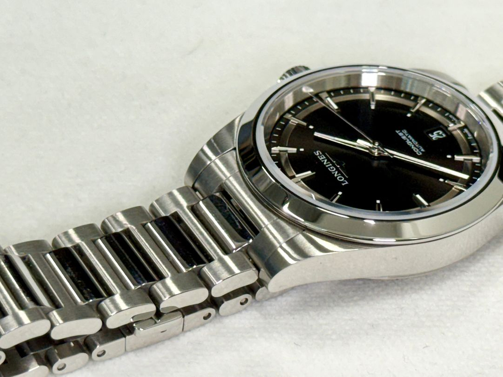 론진 콘퀘스트 38mm 블랙 이미지