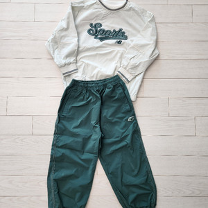 뉴발란스키즈 우븐스트레치 셋업