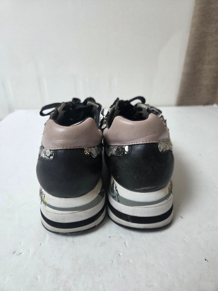 프리미아타 반짝이 스니커즈 블랙앤실버(220-225) 이미지