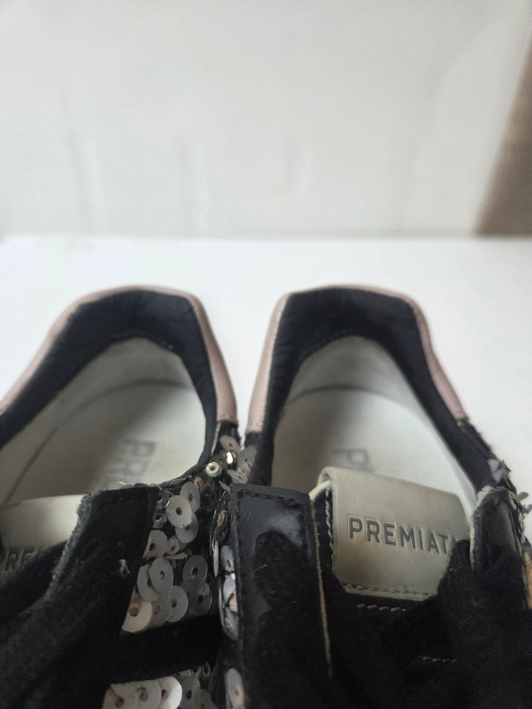 프리미아타 반짝이 스니커즈 블랙앤실버(220-225) 이미지