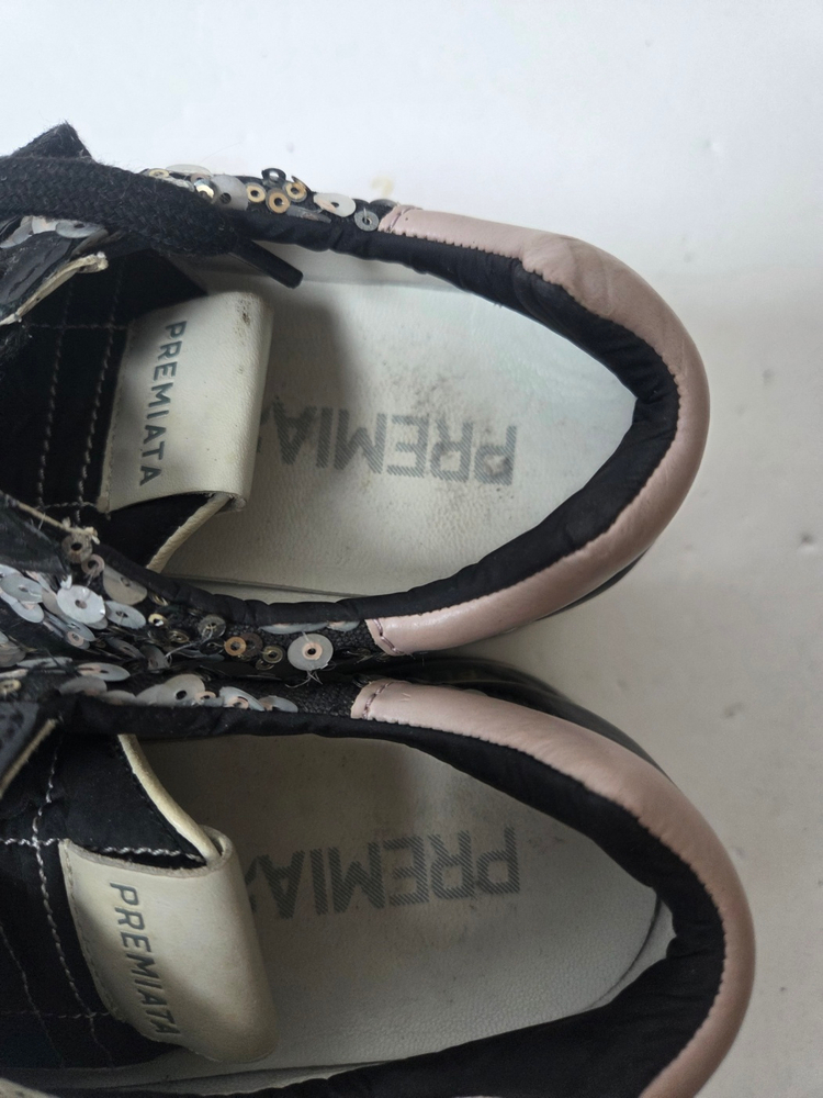 프리미아타 반짝이 스니커즈 블랙앤실버(220-225) 이미지