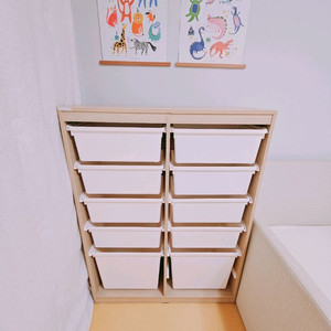 한샘샘키즈수납장 이케아 트로파스트 전면책장 키즈 유아 가구 장난감수납 정리