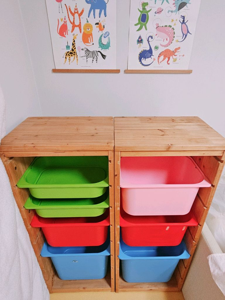 한샘샘키즈수납장 이케아 트로파스트 전면책장 키즈 유아 가구 장난감수납 정리--3