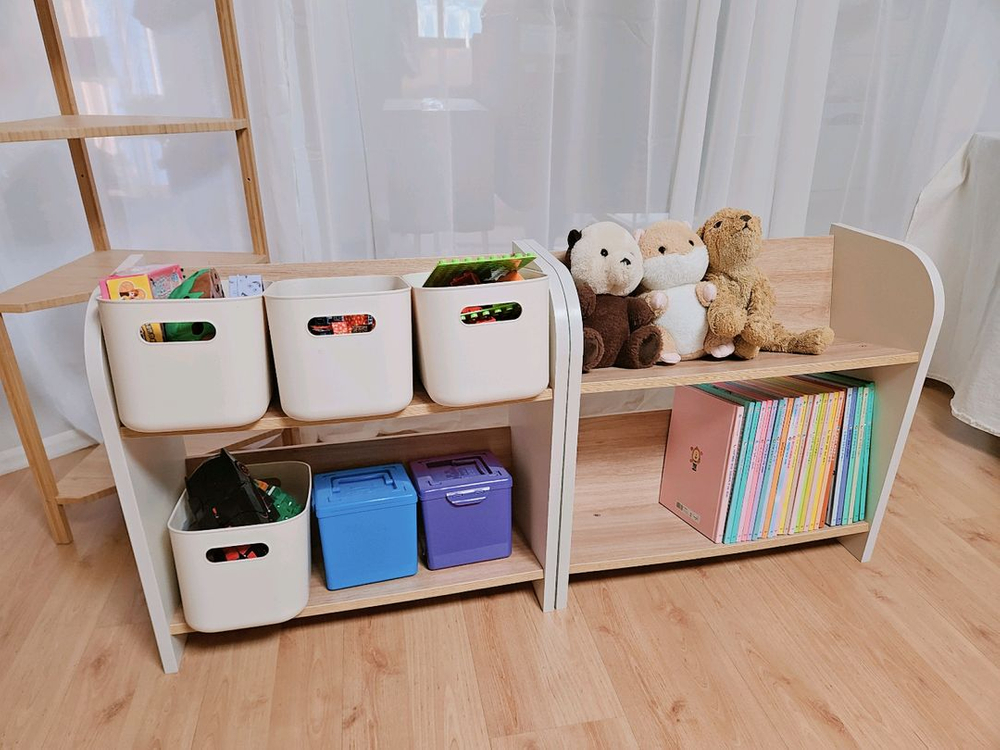 한샘샘키즈수납장 이케아 트로파스트 전면책장 키즈 유아 가구 장난감수납 정리--7