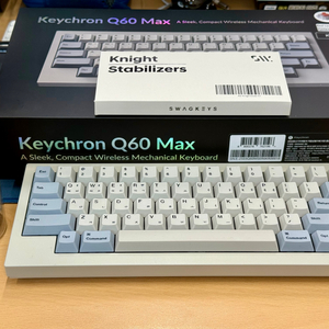 키크론 Q60 MAX (저소음 적축) + 저소음 바나나축 스위치