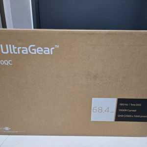 LG 27인치 QHD 게이밍 모니터(새제품) 27gs60qc