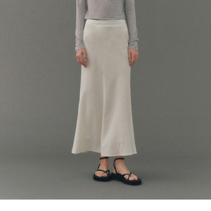 어그스트 ugst 머메이드 롱 스커트 아이보리