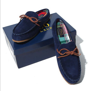 [새상품] 270) 폴로랄프로렌 남성용 맥과이어 뮬 로퍼 네이비