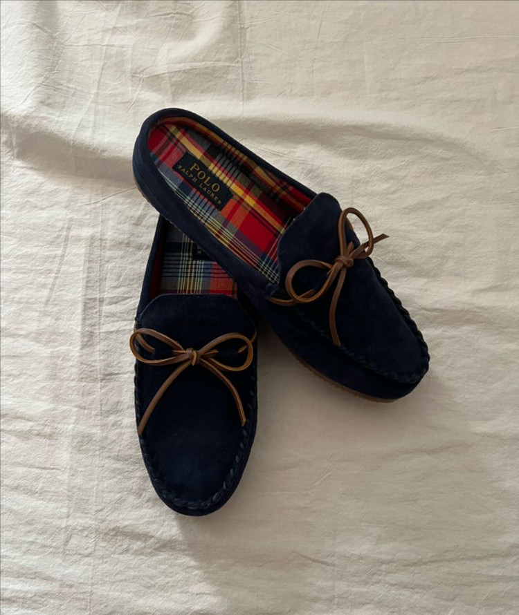 [새상품] 270) 폴로랄프로렌 남성용 맥과이어 뮬 로퍼 네이비--1