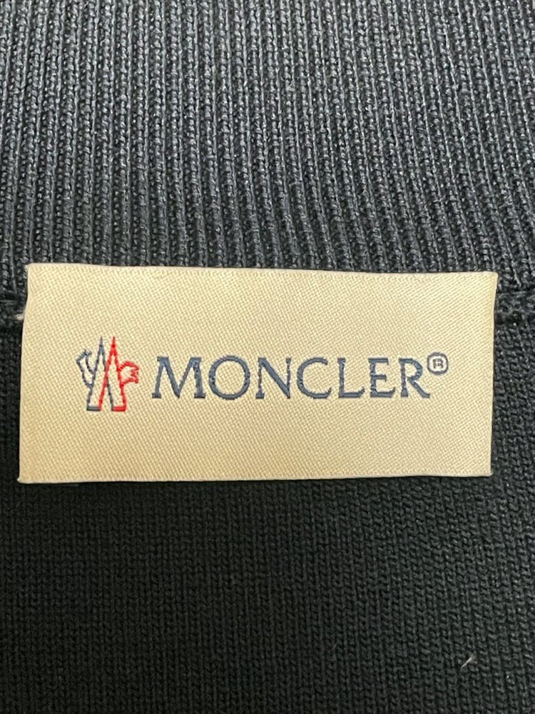 [ M ] 몽클레어 니트패딩 김현우 니트패딩 트리콧 블랙 와펜 이미지