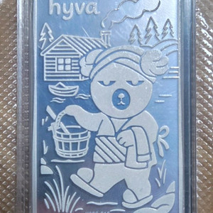 국제금거래소 99.99% 꽤곰 핀란드 실버바 100g 한정판 이미지