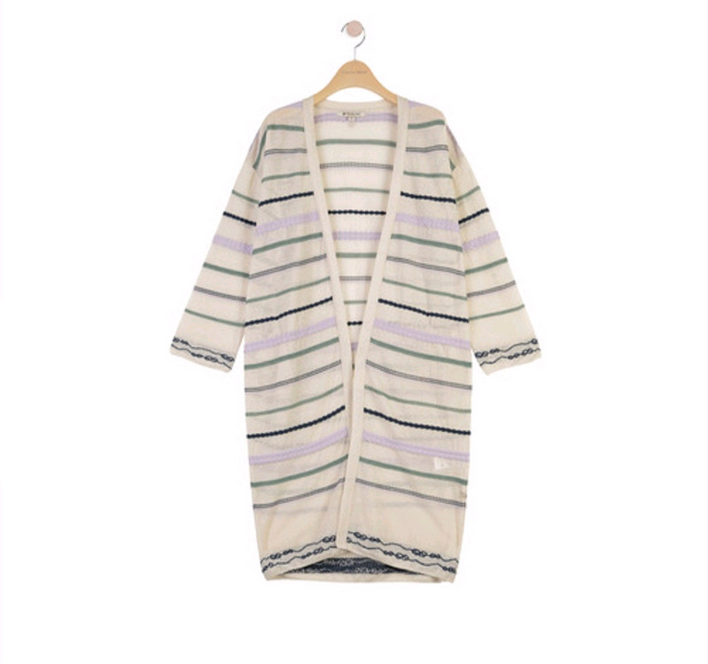 새옷 S 멀티 쟈가드 롱가디건 써스데이아일랜드--8