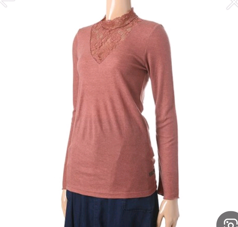 새옷 S 레이스 스판 블라우스 티셔츠 써스데이아일랜드 이미지