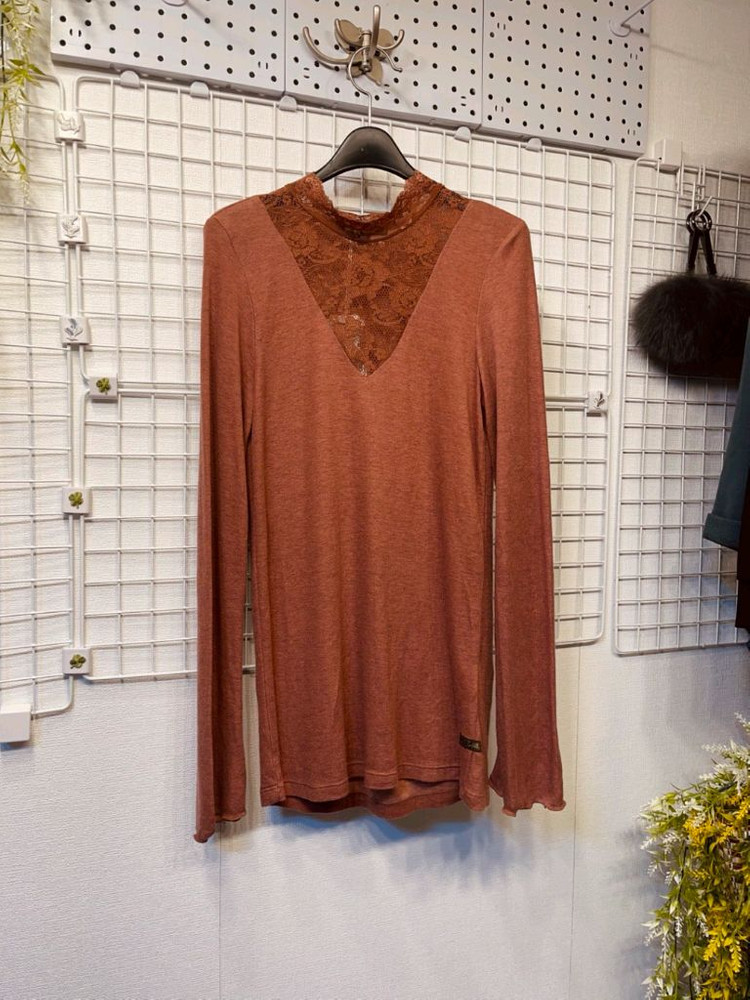 새옷 S 레이스 스판 블라우스 티셔츠 써스데이아일랜드 이미지