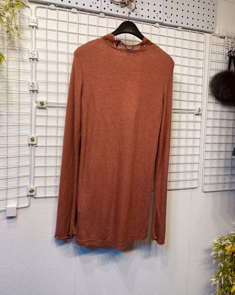 새옷 S 레이스 스판 블라우스 티셔츠 써스데이아일랜드 이미지