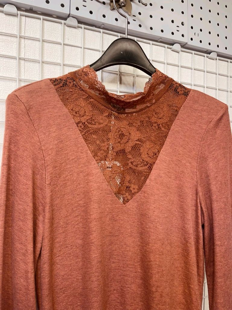 새옷 S 레이스 스판 블라우스 티셔츠 써스데이아일랜드 이미지