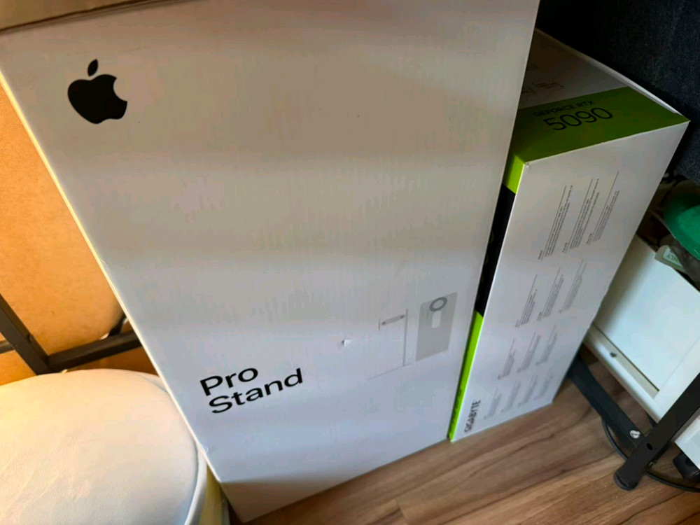 애플Apple 프로디스플레이 XDR 모니터&MAC Studi M2 max &애플 Pro Stand--6