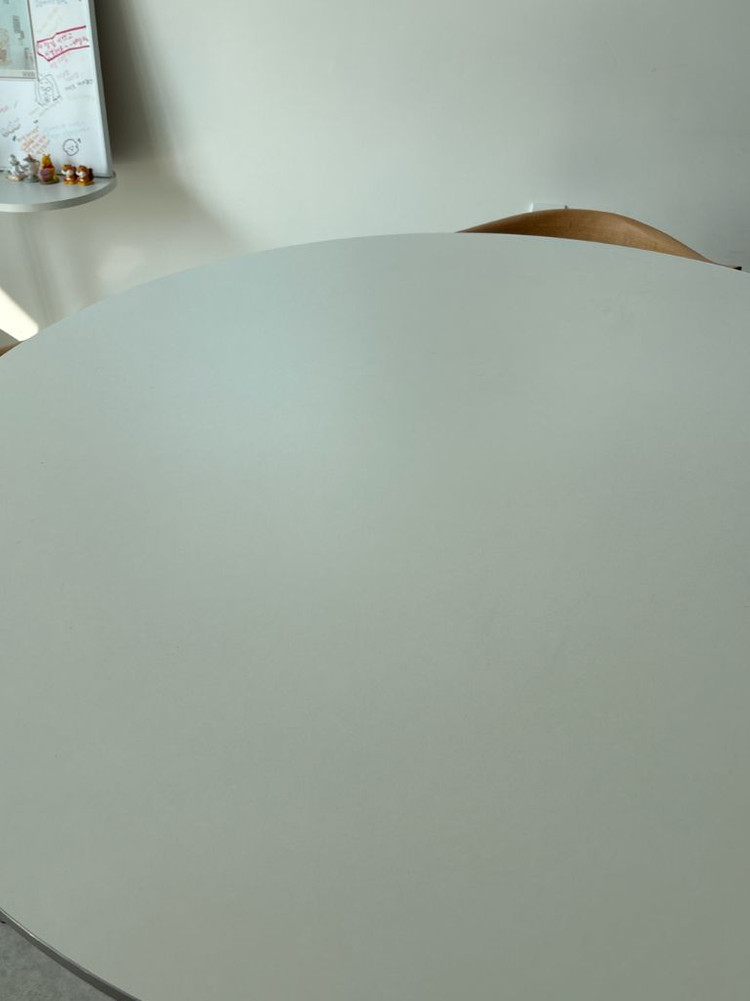 1200원형 테이블 의자 세트 이미지