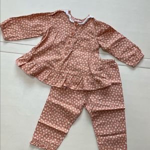 오르시떼 여아 레이스 파자마 잠옷 60사이즈