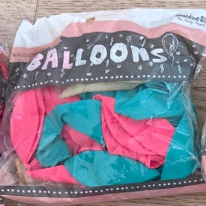 컬러 풍선 세트 약 70개+풍선펌프