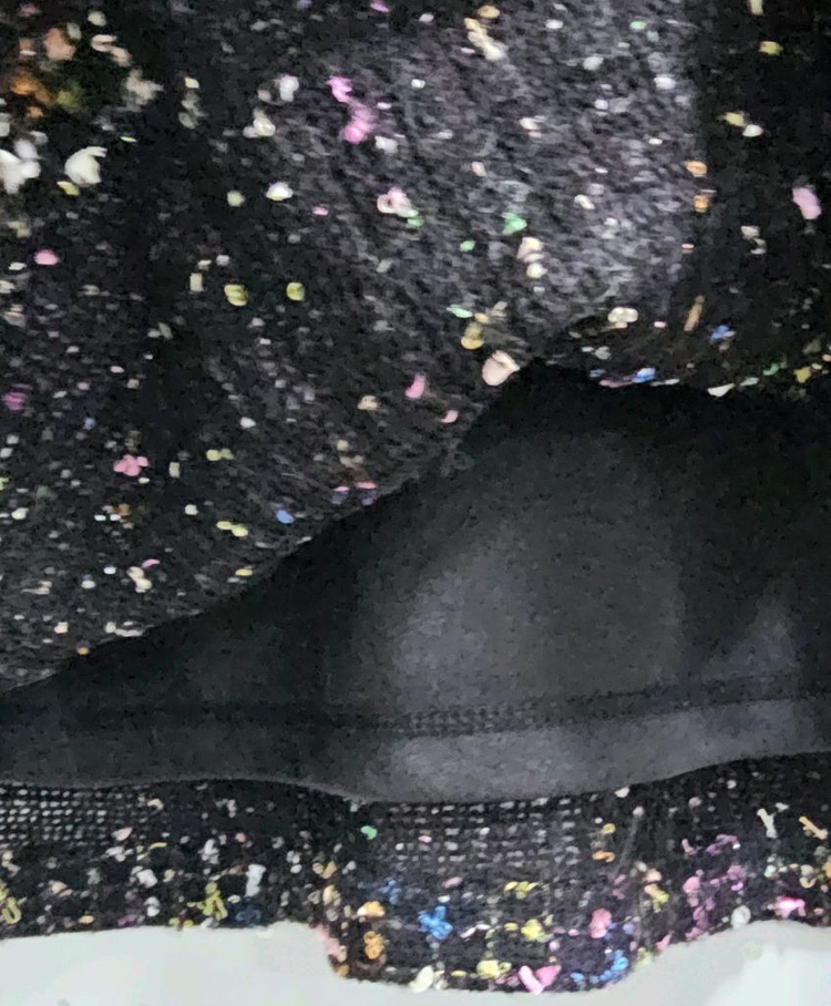 망고 블랙 트위드 리본 반팔 원피스 미니원피스 이미지