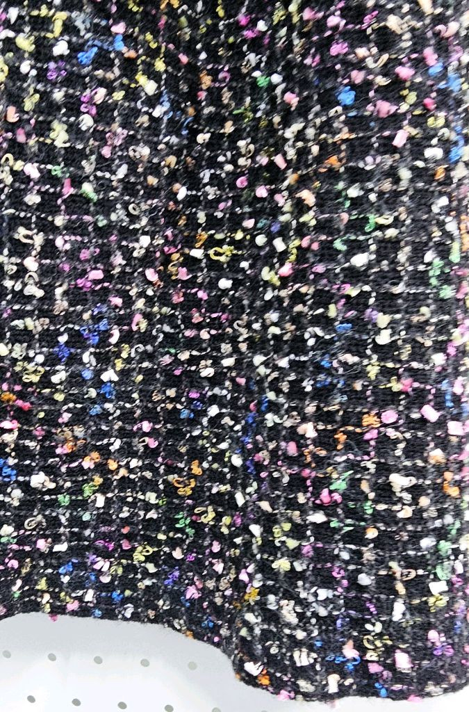 망고 블랙 트위드 리본 반팔 원피스 미니원피스 이미지