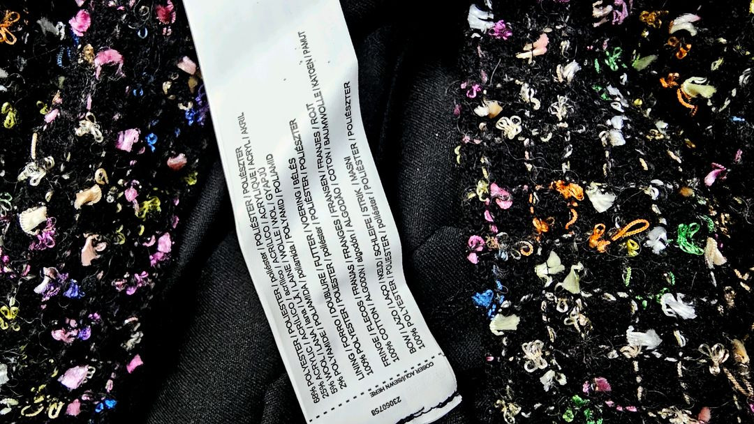 망고 블랙 트위드 리본 반팔 원피스 미니원피스 이미지