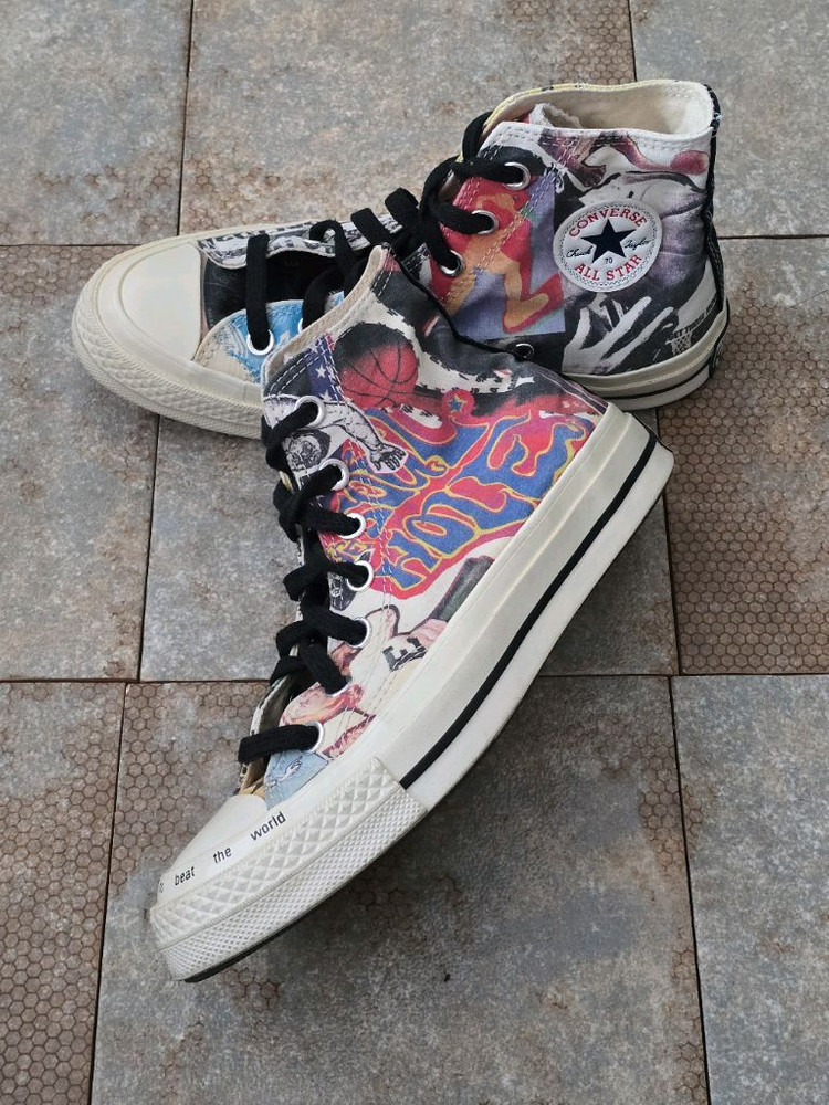 (230)컨버스 척 70 비트 더 월드 하이 스니커즈 운동화--2