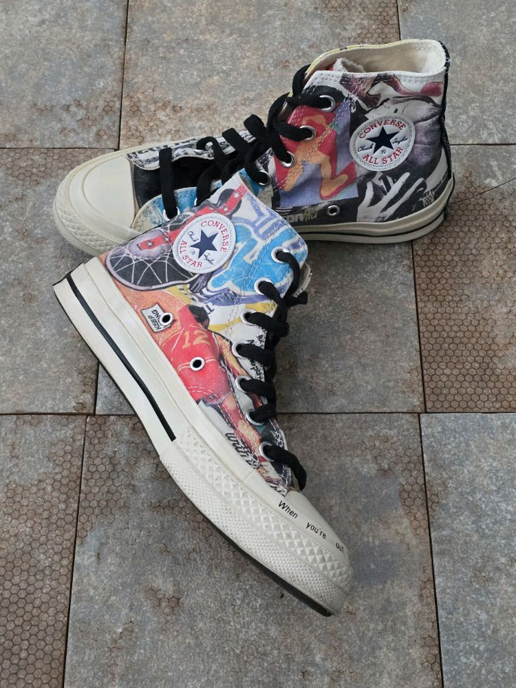 (230)컨버스 척 70 비트 더 월드 하이 스니커즈 운동화--3