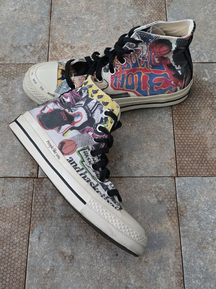 (230)컨버스 척 70 비트 더 월드 하이 스니커즈 운동화--5