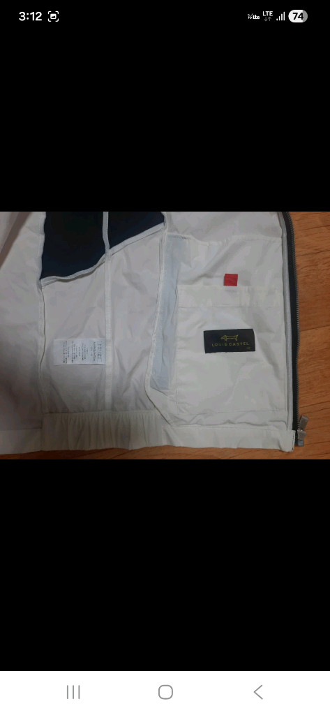 (거의 새것)루이까스텔 골프 방수 냉감용 바람막이 스윙 자켓 100--5