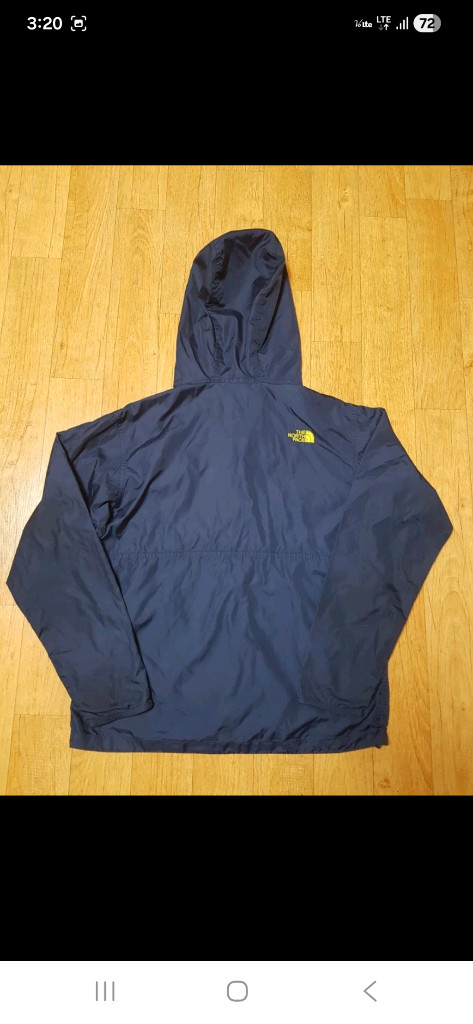 새옷수준)노스페이스 방수 바람막이 냉감용 후드 우븐 얇은 자켓,넉넉한 95, 네이비색--1