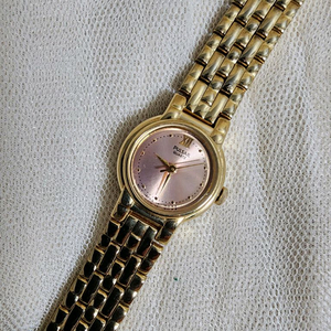 Pulsar 펄사 쿼츠 금장 여성 시계